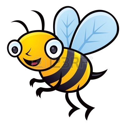 8686213-cartoon vector illustration-of-a-happy-little-bumble-fly