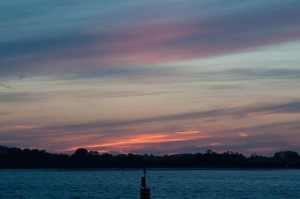 Sunset in Hamford Water