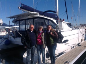 Frank,Birgit and Katja before CAYLUNA